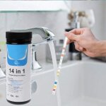 Jamais utilis�]bandelettes de test d'eau potable 14 en 1, test am�lior� de la qualit� de l'eau et de ...