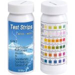 Bandelettes de test pour piscine et thermes, lot de bandelette piscine 6 en 1 pour papier ph bandes test ...