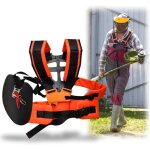 Bandouli�re r�glable pour d�broussailleuse, ceinture rembourr�e oxford 1680d, sangle de transport pour ...