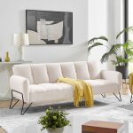 M&s - banquette 3 places clic - clac en microfibre beige - vintex M&s - banquette 3 places clic - clac en microfibre beige - vintex