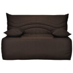 Banquette bz microfibre 140x200 avec coffre de rangement matelas 12cm brioca - gris foncé Banquette bz microfibre 140x200 avec coffre de rangement matelas 12cm brioca - gris foncé