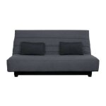 Dunlopillo banquette clic clac 2 places - gris - reveur Dunlopillo banquette clic clac 2 places - gris - reveur