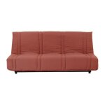 Banquette clic clac 3 places - terracotta - 100% coton - l 193 x p 92 cm - lena Banquette clic clac 3 places - terracotta - 100% coton - l 193 x p 92 cm - lena