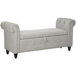 Banquette coffre motril grise