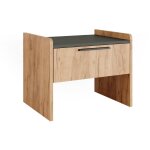 Banquette de salle  manger roman, chne dor / anthracite, 53. 5x41. 1cm avec 1 tiroir, vicco