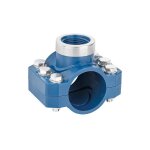 Banyo - collier de percement pe �50mm x dn25(1') femelle, pour tuyaux de pression en pe