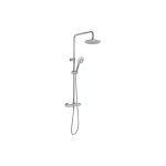 Banyo - colonne de douche muun douchette, tte de douche  200 mm et mitigeur thermostatique chrome