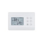 Thermostat d'ambiance digital imit silver cr s, filaire Thermostat d'ambiance digital imit silver cr s, filaire