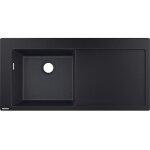 Banyo - vier encastr� hansgrohe 450 avec �gouttoir s5110 - f450 noir graphite