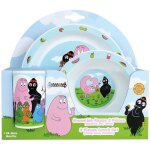 Barbapapa ensemble repas en plastique réutilisable Barbapapa ensemble repas en plastique réutilisable