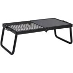 Mophorn - barbecue de camp pliable grille en maille d'acier robuste de 57 cm, barbecue de camping portable ...