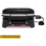 Barbecue �lectrique lumin + plancha - noir