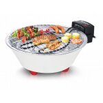 Barbecue electrique techwood tbq - 801 - � 31cm - 1250w - cuisson di�t�tique et sans fum�e - bac � eau ...