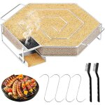 Barbecue ext�rieur smoking mesh tray g�n�rateur de fum�e froide, plateau en acier inoxydable round square ...