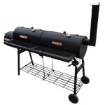 Maisonchic - barbecue  fumoir nevada xl noir fr918965 design in