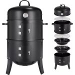 Barbecue fumoir vertical, smoker fumoir  bois, barbecue charbon de bois, tonneau pour smokeur