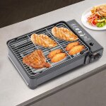 Barbecue � gaz portable camping barbecue set - portable barbecue & valise - butane barbecue & grill mesh ...