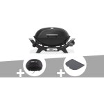 Barbecue à gaz q 2100n noir + housse + plancha (1 / 2) - weber Barbecue à gaz q 2100n noir + housse + plancha (1 / 2) - weber