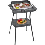 Barbecue gril �lectrique sur pieds 2000w noir clatronic bqs3842 - noir