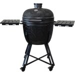 Barbecue kamado kamal 2. 0 extra large - noir mat