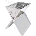 Barbecue pliant, � charbon, four � charbon en acier inoxydable, barbecue portable pour four, grille pliante, ...