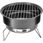Barbecue rond portable de 25, 4 cm avec poign�e pour ext�rieur, maison, cuisine, barbecue, pique - nique, ...