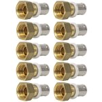 Blansol - lot de 10 raccords multicouche � sertir femelle �crou libre (15 / 21) 1 / 2' - �16x2, 0 - multipex ...