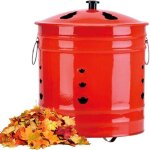 Barils de combustion pour l'ext�rieur avec couvercle poign�e ergonomique pour br�ler le papier seau de ...