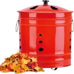 Barils de combustion pour l'ext�rieur avec couvercle poign�e ergonomique pour br�ler le papier seau de ...