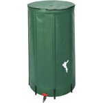 Baril de pluie pliable vert, r�servoir d'eau pratique pour remplir et verser l'eau, syst�me de collecte ...