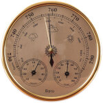 Barom�tre , station m�t�o avec barom�tre et thermom�tre hygrom�tre, station m�t�o analogique murale 3 ...