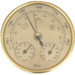 Barom�tre, station m�t�o avec barom�tre et thermom�tre hygrom�tre, station m�t�o analogique murale 3 ...