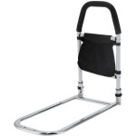 Barre d'appui de lit scurise pour personnes ges - avec poche de rangement - idale pour prvenir ...