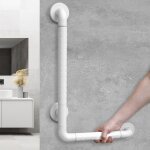 Barre d'appui wc, poign�e de douche, barre de s�curit� des toilettes, acier inoxydable pour personnes ...