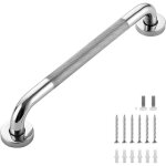 Barre d'appui wc, barres d'appui de salle de bain en acier inoxydable, 30cm barre d'appui salle de bain ...