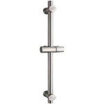 Barre de douche, barre de douche en acier inoxydable 304 avec supports de fixation r�glables en hauteur ...