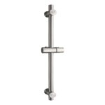Barre de douche, barre de douche en acier inoxydable 304 avec supports de fixation réglables en hauteur ... Barre de douche, barre de douche en acier inoxydable 304 avec supports de fixation réglables en hauteur ...