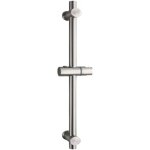 Barre de douche, barre de douche en acier inoxydable 304 avec supports de fixation r�glables en hauteur ...