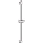 Barre de douche r�glable, barre douch acier inoxydable 57cm avec support r�glable en hauteur et en angle, ...