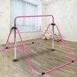 Barre fixe d'intrieur rose, barre de gymnastique pliable, pouvant supporter jusqu' 220, 5 livres, hauteur ...
