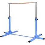 Barre de gymnastique hauteur rglable pieds de support antidrapants capacit 100kg en acier 200x121x91 ...