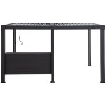 Sunjoy ? barre pour pergola matterhorn multi 2 m�tres ? aluminium anthracite ? installation facile ? ...