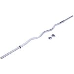 Barre de musculation curl - 7 kg - avec vis de serrage Barre de musculation curl - 7 kg - avec vis de serrage