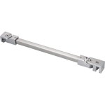 Barre de renfort pour porte de douche en acier inoxydable, 50 cm, pour panneau de verre sans cadre de ...
