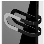 Barre de s�chage campaver bains noir mat - intuis signature k090042