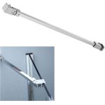 Barre de stabilisation 500mm acier inoxydable pour paroi douche italienne verre �pais 6 - 10mm