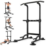 Barre de traction, pull - up bar - 10 niveaux (170 - 210cm) r�glage en hauteur, power tower multifunction ...