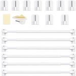 Barres de vitrage extensible tringle rideau sans percage r�glable tringle a rideau pour fenetre pvc pour ...