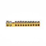 Barrette de connexion 12 voies laiton 101. 006. 012 horoz