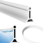 Barriere de douche 2 m barre de seuil douche seuil de douche barrage d'eau autocollant seuil de douche ...